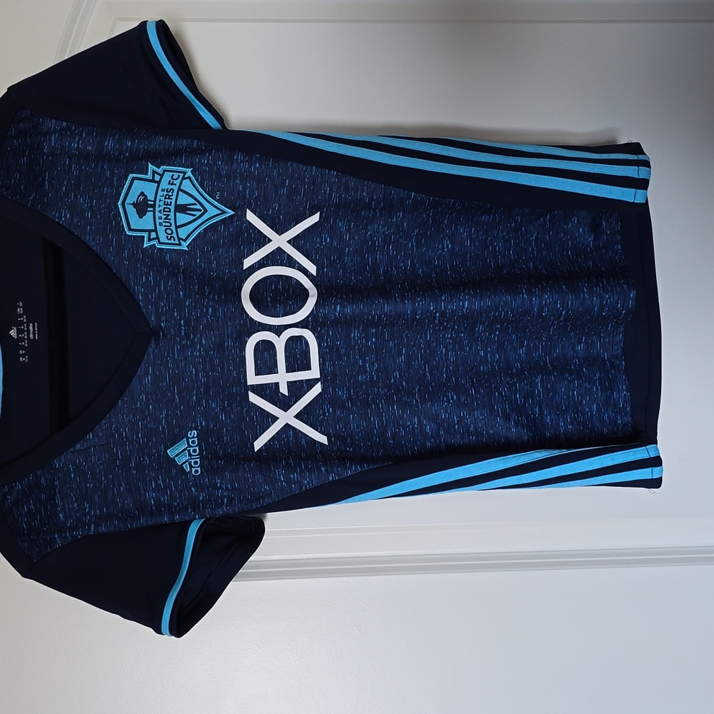 Women's Seattle Sounders Soccer Jersey Adidas Size Medium - Picture 7 of 7